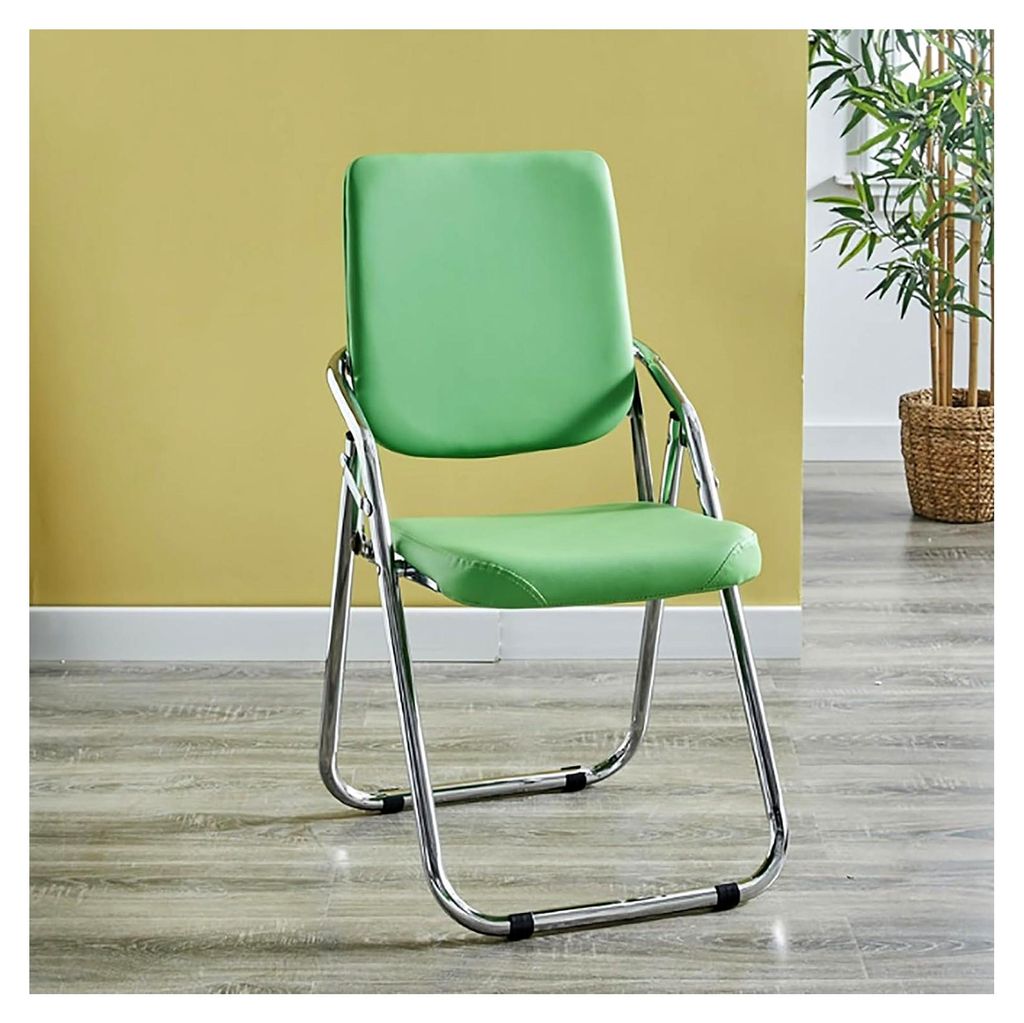 Metall Klappstuhl, stabiler Klappstuhl für Büro, Computer, Home Office, Camping, platzsparend für Haus, Büro, Esszimmer und Empfang