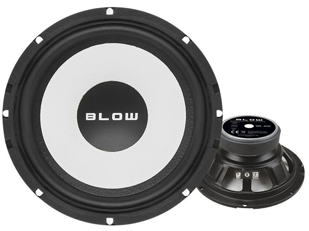 BLOW 0896# WK-650 6.5 1 (coil)" Auto Subwoofer Rund 2-Wege 92dB 140W 4Ohm