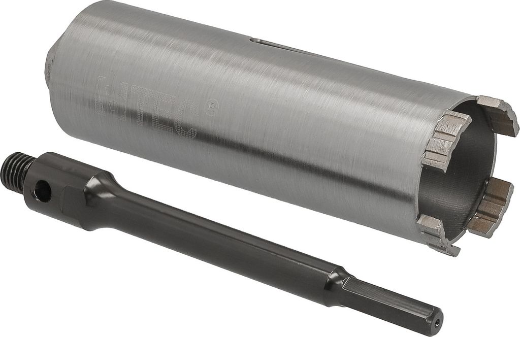 Diamant Bohrkrone Nutzlänge 180 mm Ø 62 mm 6-kant Adapter lang