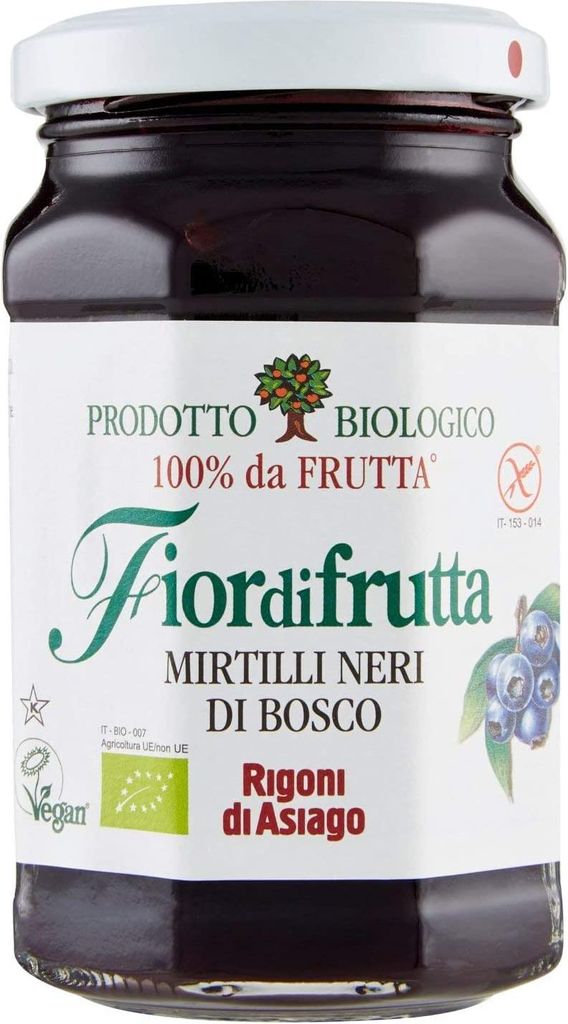 6x Rigoni di Asiago Fiordifrutta Italienisch Mirtilli neri Produktbild 