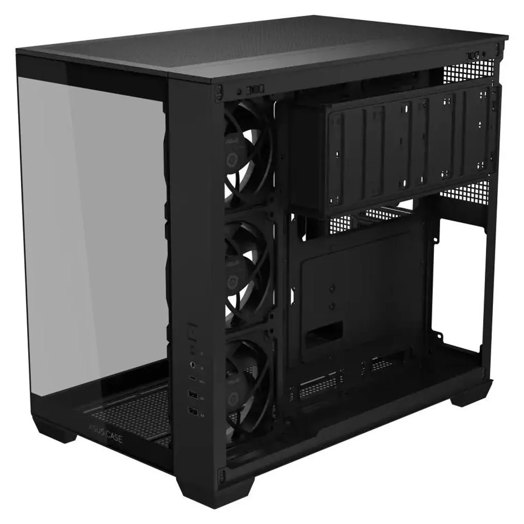 Boîtier PC ASUS A32 PLUS TG ARGB BLACK pour Configuration Gaming et Setup