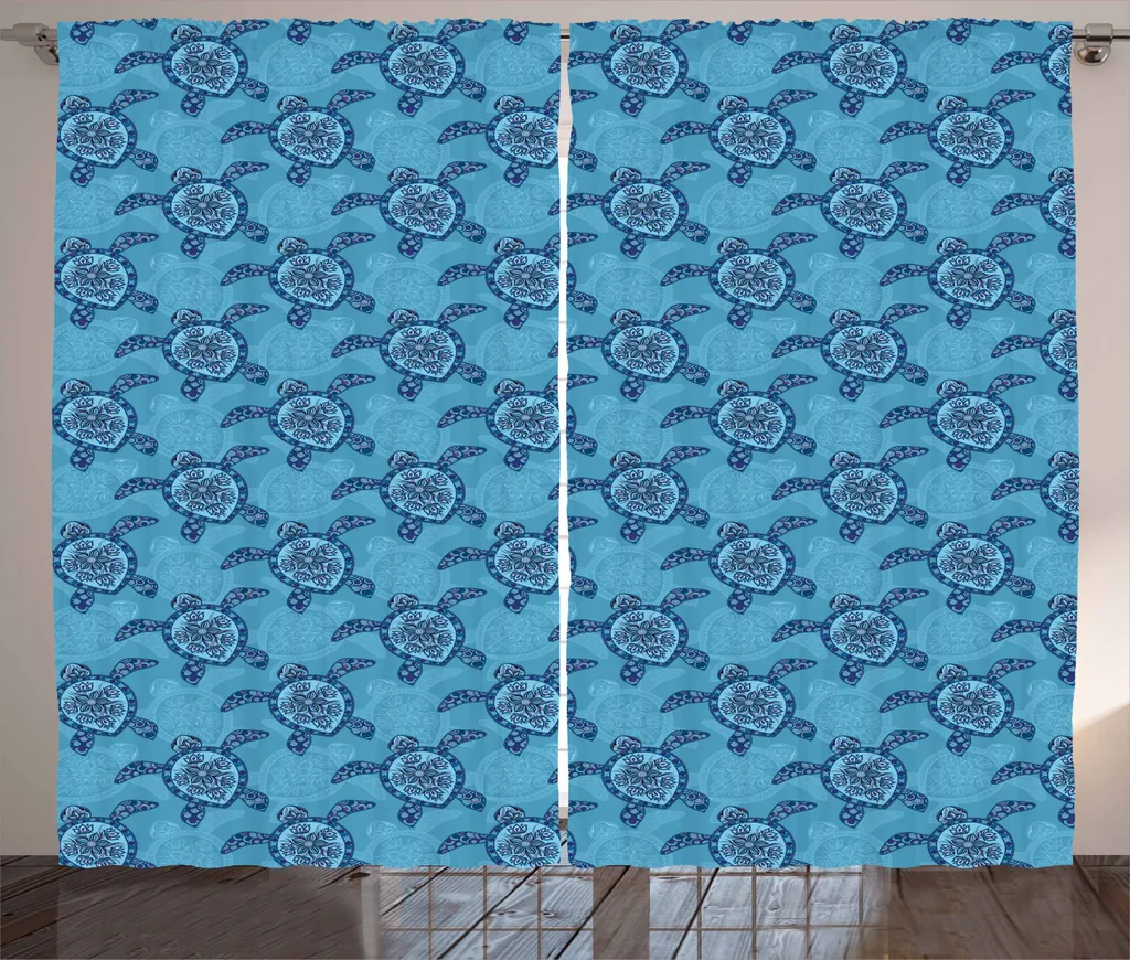 Tenda Design Marino Tartarughe ABAKUHAUS - Arredo Soggiorno 280x245