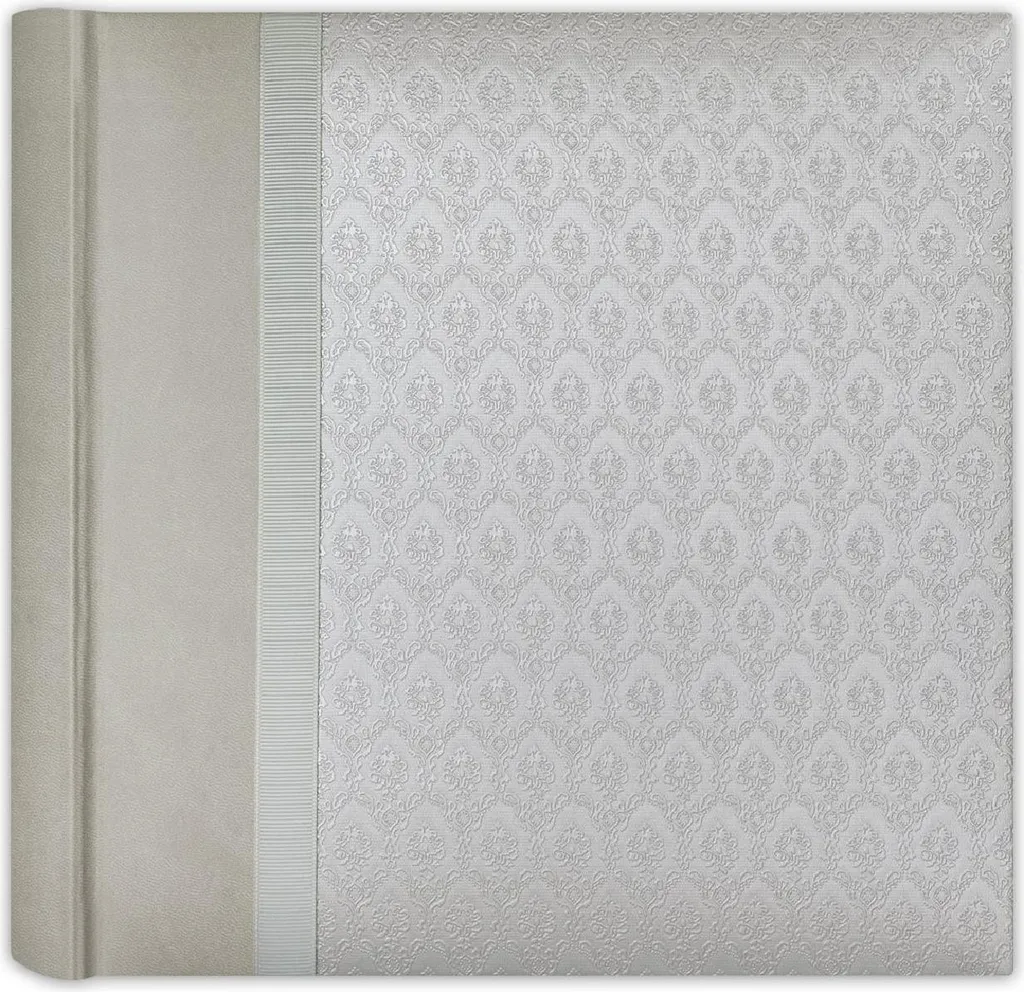 Album Photo Argenté 32x32 cm ZEP Luxor 60 Pages Blanches Haute Qualité