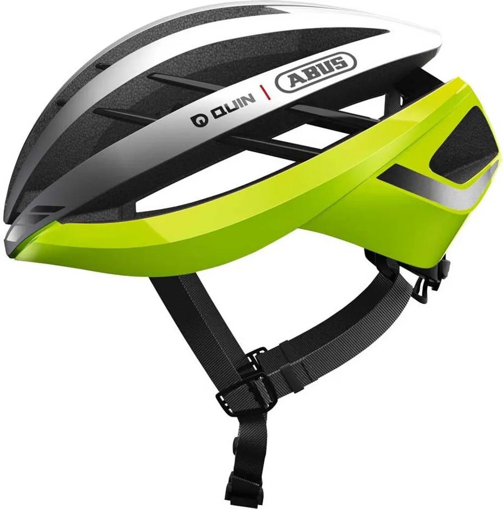 Casque de vélo intelligent ABUS Aventor Quin détection chute Jaune M