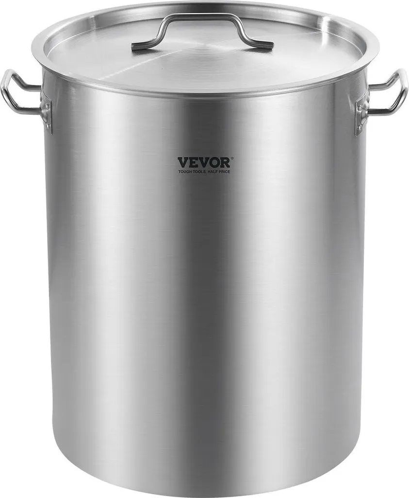 Pentolone per Salsa Pomodoro 36 Litri Acciaio Inox con Cestello Sconto