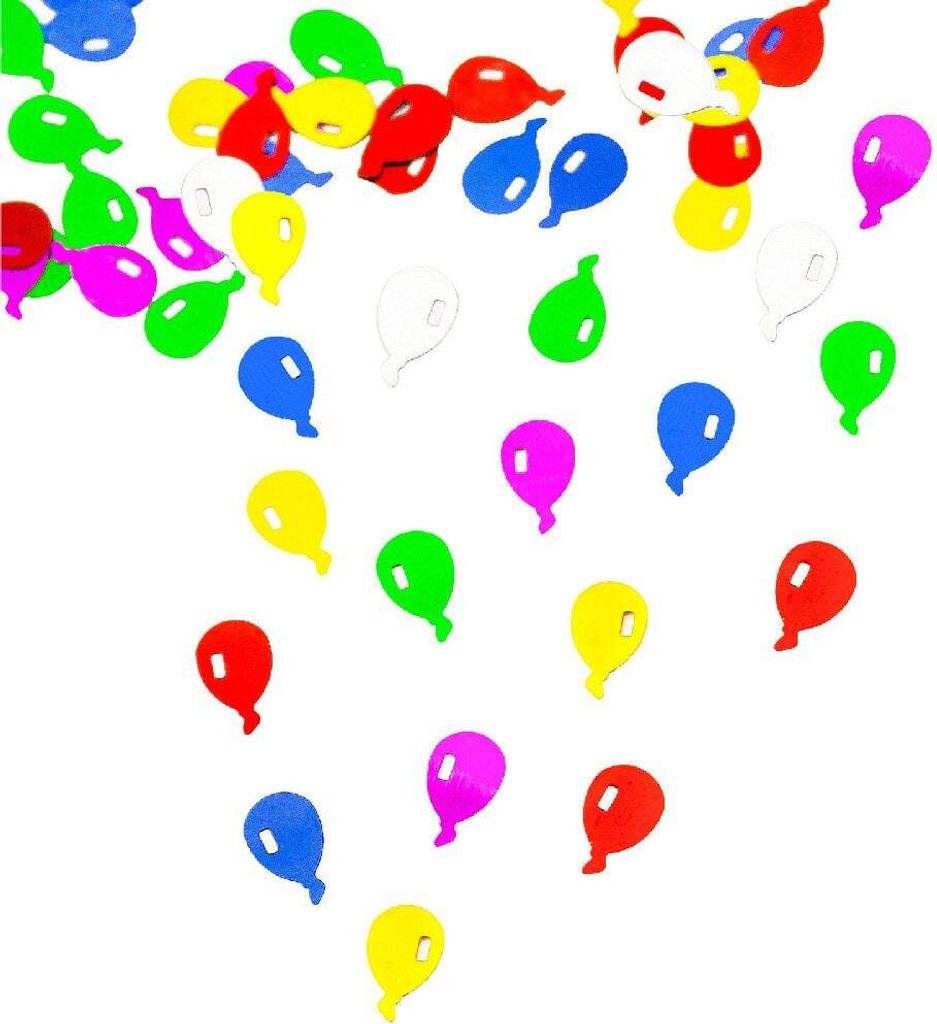 Oblique Unique Konfetti Ballons Streudeko Streuteile Deko 14g - bunt