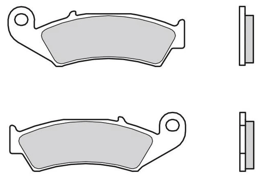 Plaquettes Brembo 07HO25SX métal fritté : endurance et mordant