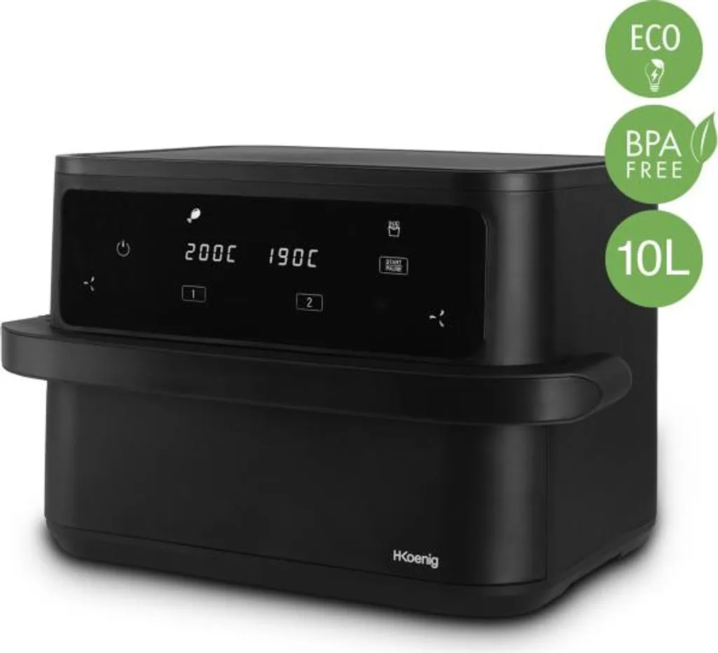 Friteuse Sans Huile pour Famille - H.Koenig FRY960 10L Cuisson Multitâche