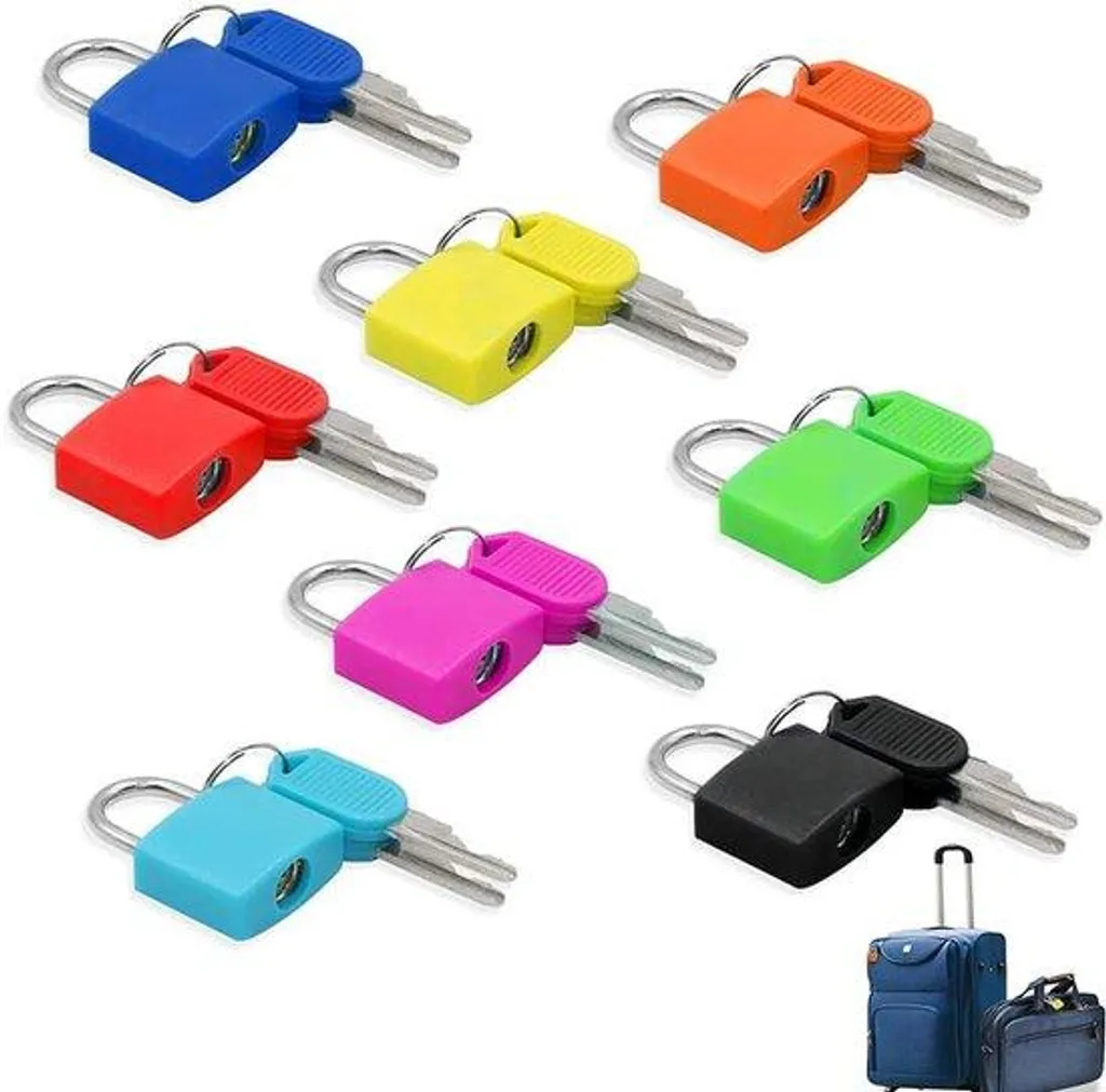 Cadenas miniature en laiton lot de 8 pièces pour casiers et boîtes