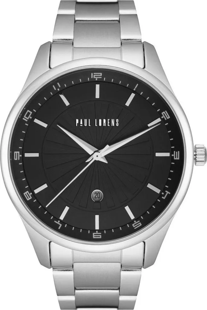 Paul Lorens Orologio analogico da uomo Miorrored Silver Taglia unica
