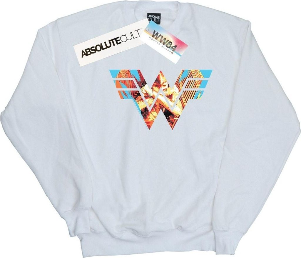 DC Comics - "84" Sweatshirt für Damen BI48309 (L) (Weiß)