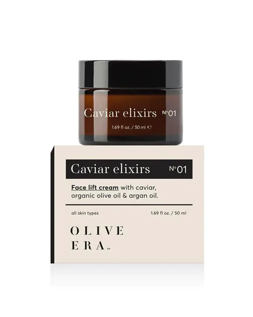 Soin Anti-Âge Liftant au Caviar et Huiles Bio - Crème de Jour Riche 50ml