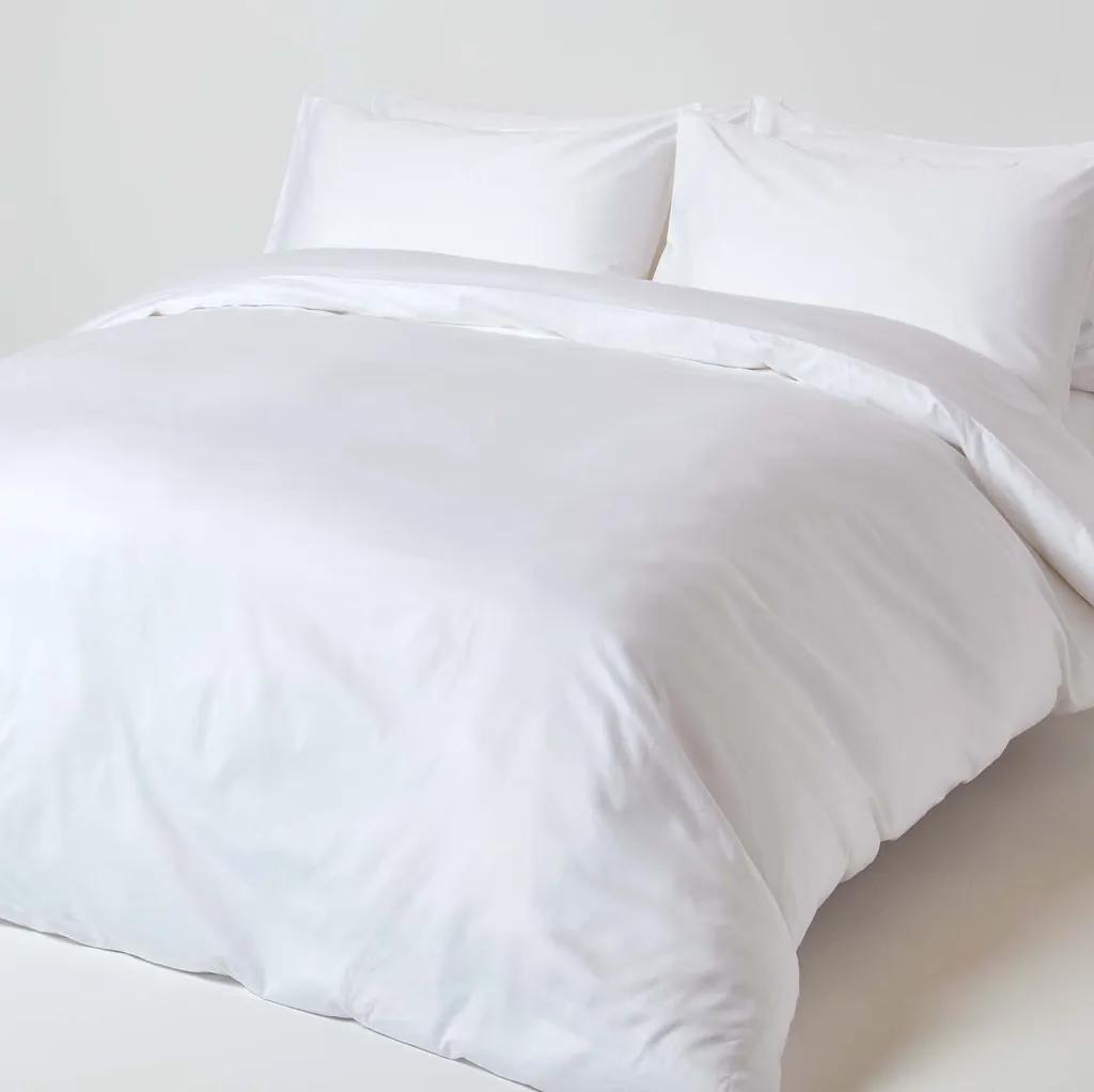 Lenzuolo Con Angoli Singolo Cotone Egiziano 200 Fili - Bianco, Profondità 46 Cm, Percalle Traspirante