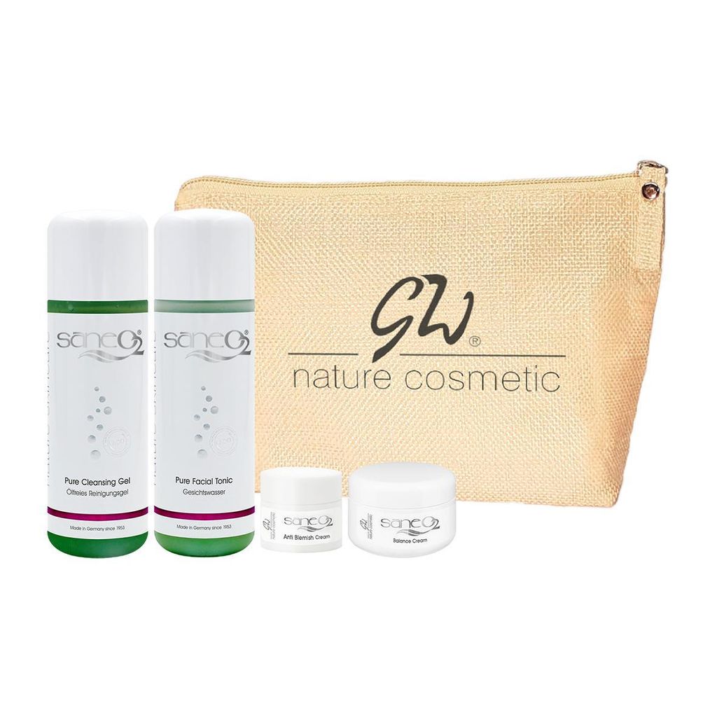 SaneO2® Reise & Starter Set für fettige Haut Produktbild 