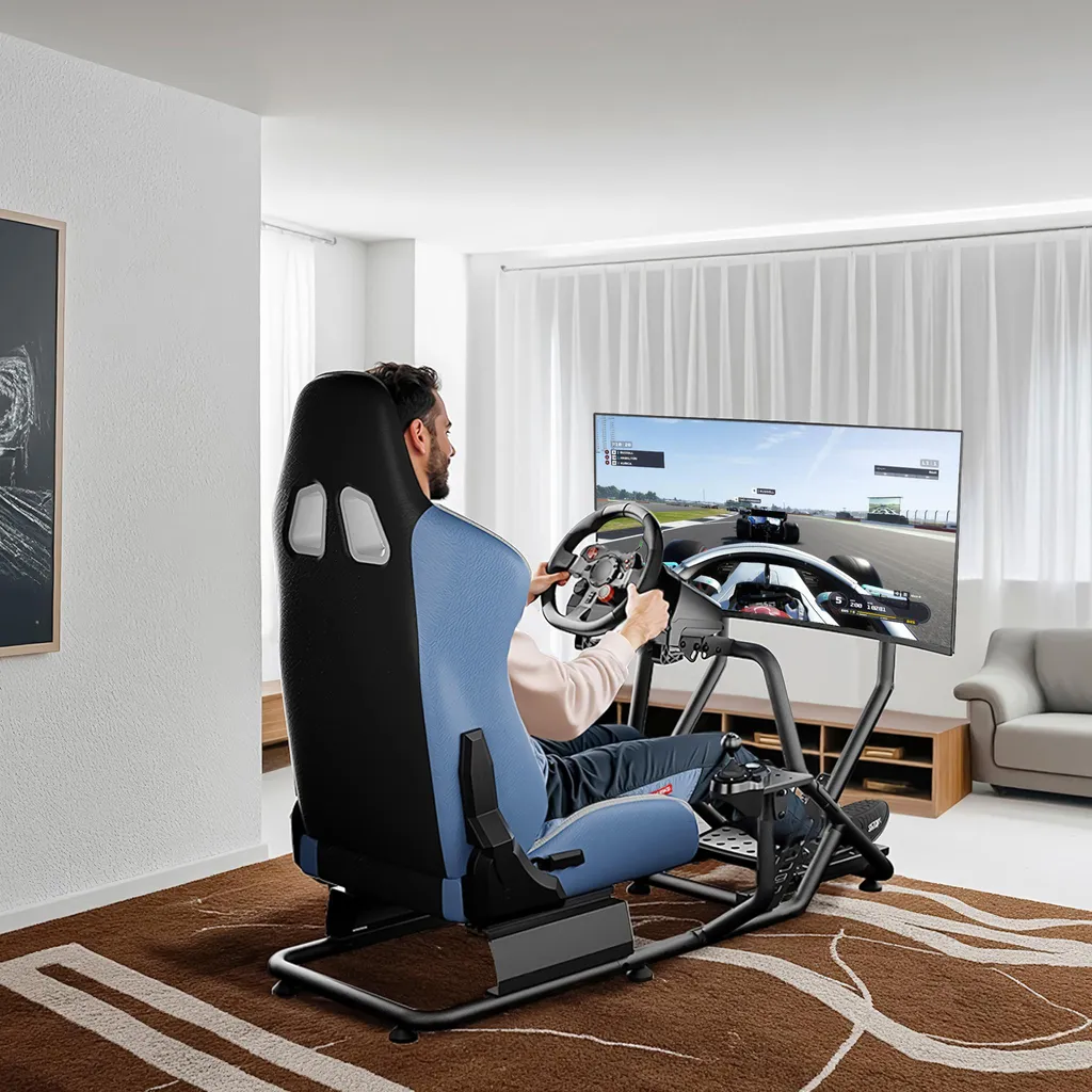 Siège cockpit de jeu immersif avec châssis de simulation en acier - 2