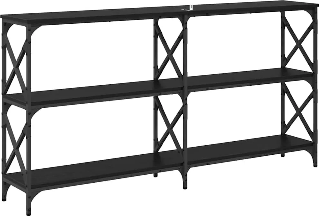 SYFAX™ Consolle d'Arredo Rovere Nero 156cm - Trasforma il tuo Ingresso