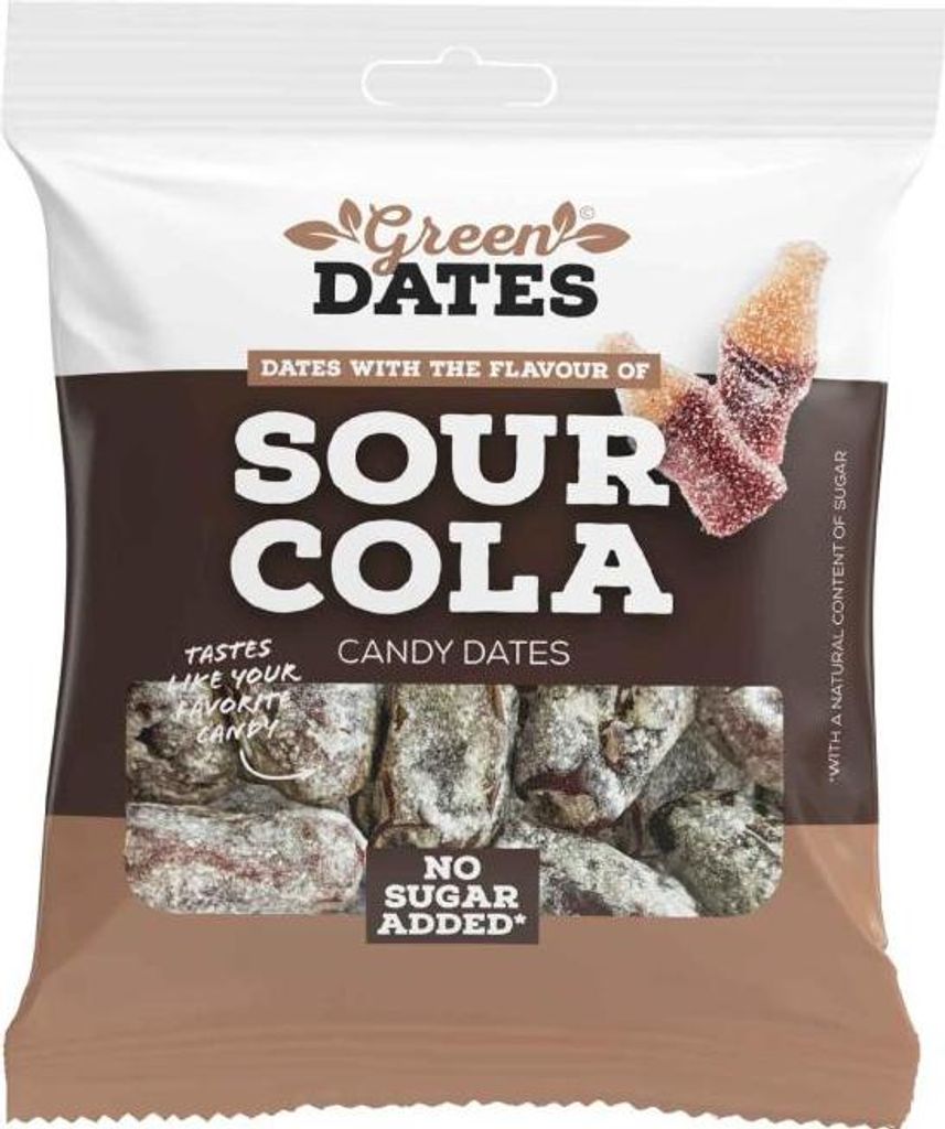 Green Dates Sour Cola 90g Produktbild 
