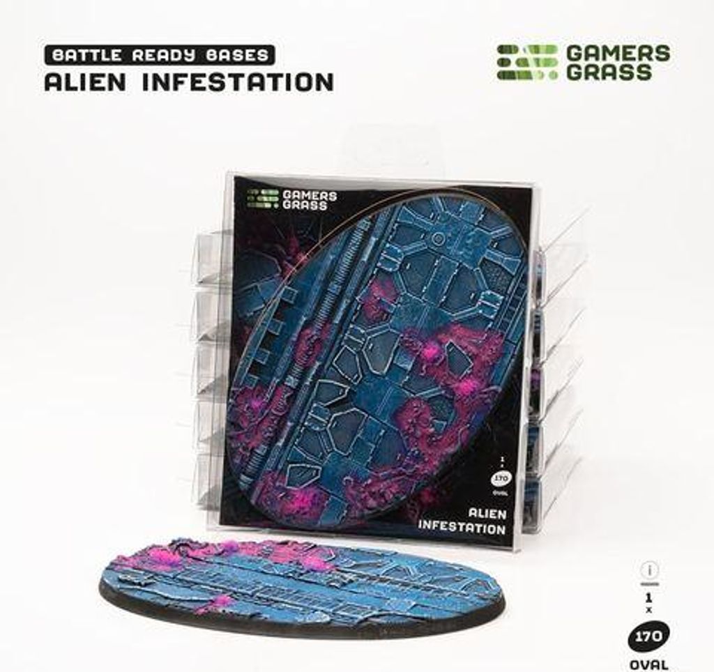 GamersGrass Alien-Befall – Oval 170 mm (1 Stück)