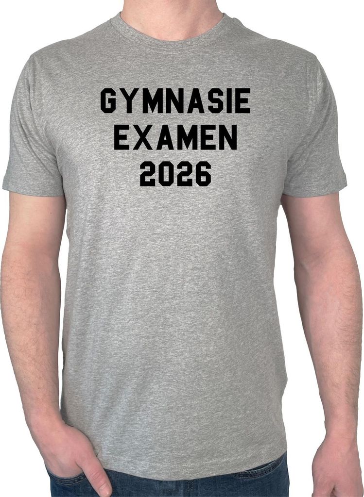 Huuraa Herren T-Shirt Gymnasieexamen 2026 Abschluss Schweden M Sport Grey Bio Baumwolle Fairtrade Herrenshirt Geschenkidee