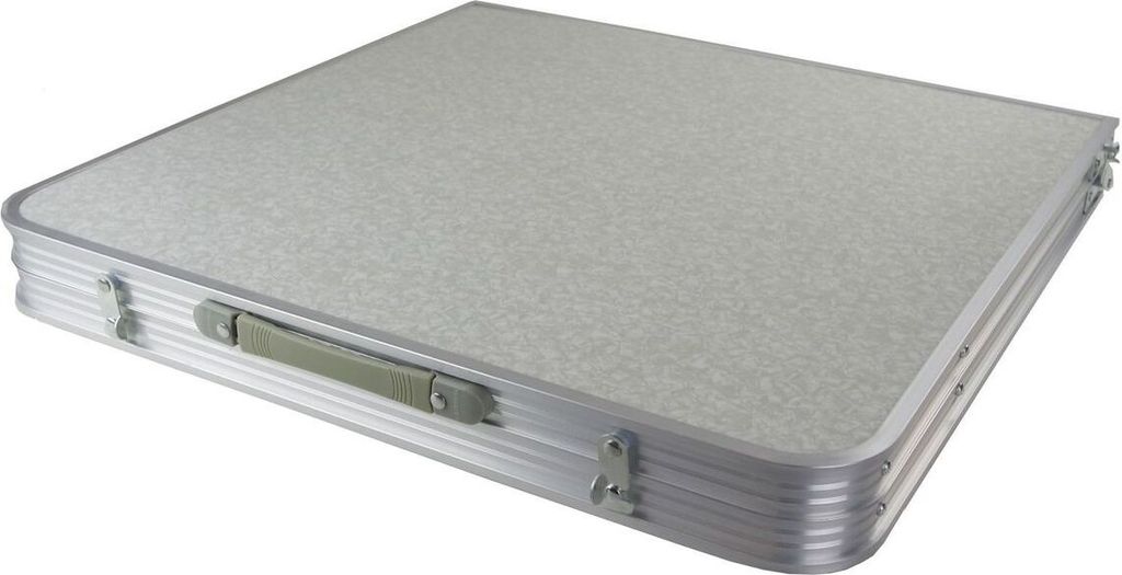 Linder Exclusiv Camping Klapptisch aus Aluminium mit Produktbild 2