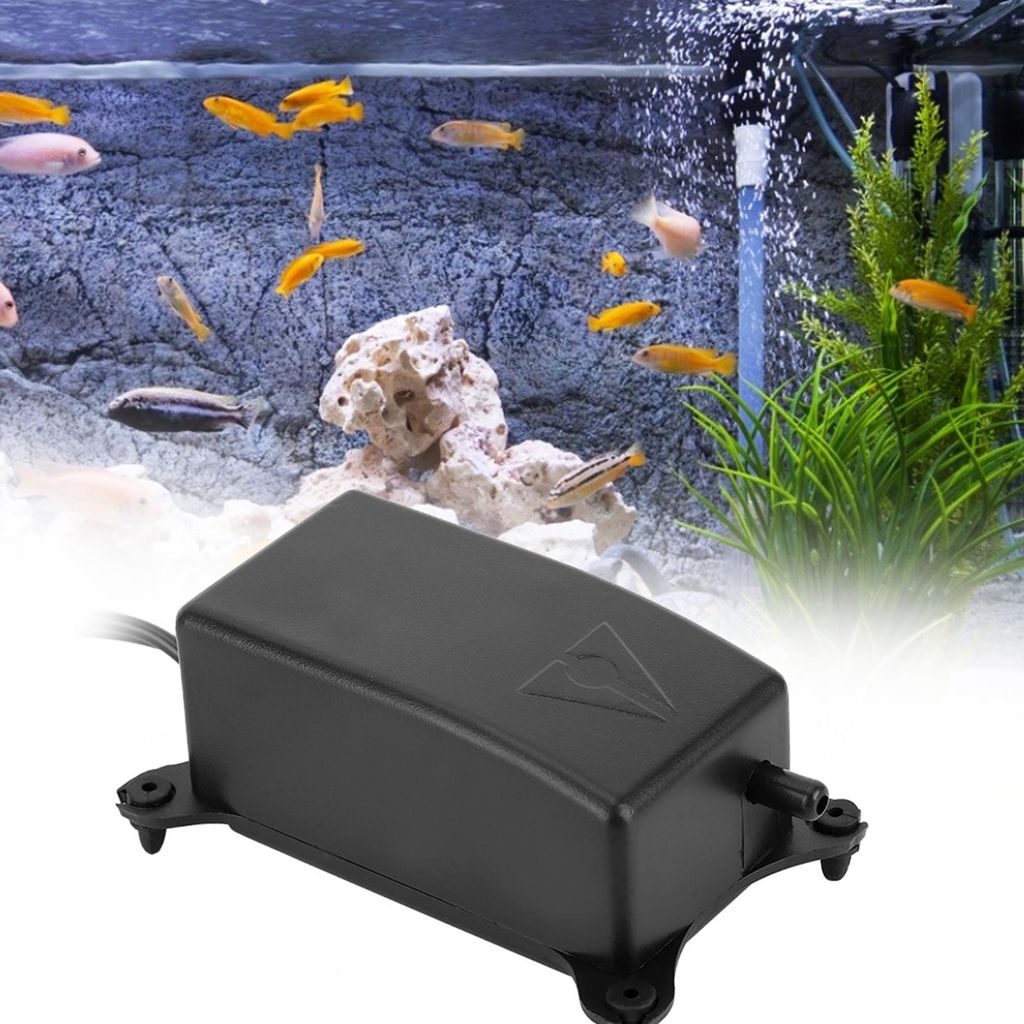 2W Aquarium Luftpumpe, Aquarium Sauerstoffpumpe, ger?uscharme Aquarium Sauerstoffpumpe EU Stecker