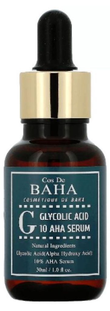 COS DE BAHA - G Glycolic Acid 10 AHA Serum, 30 ml Peeling-Serum mit AHA-Säure