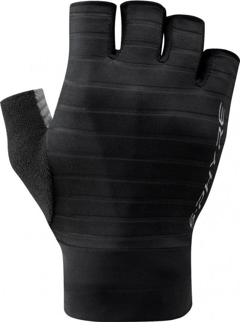 SHIMANO S-Phyre Flash Gloves Black S - aerodynamische Rennrad-Handschuhe