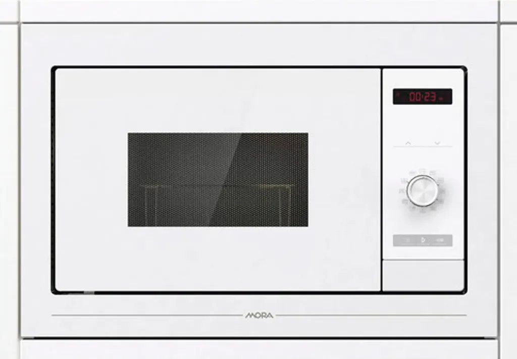 Micro-ondes encastrable blanc MORA VMT 445 W - Cuisson rapide 20L