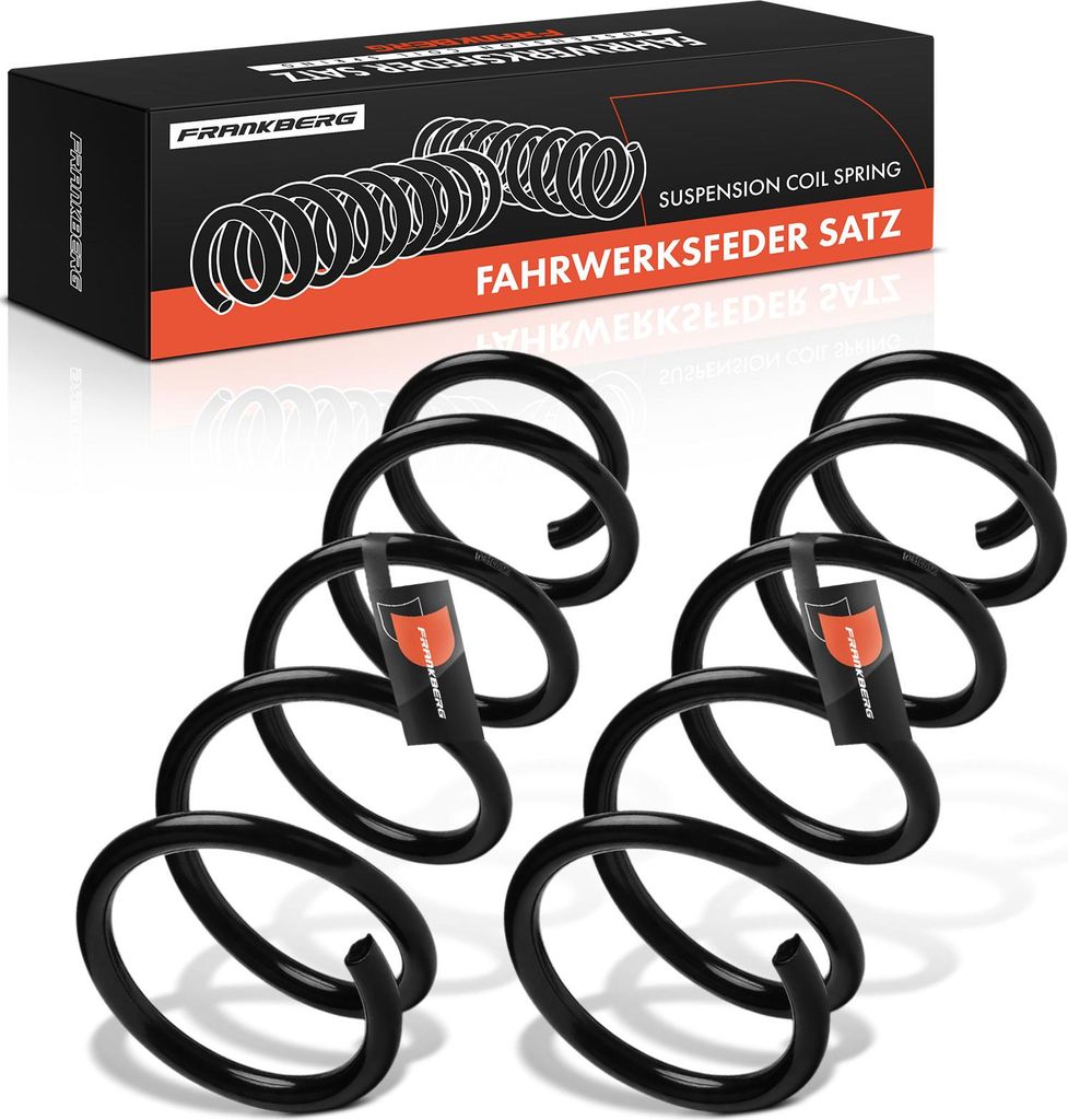 Frankberg 2x Federn Fahrwerksfeder Hinterachse für Ford Focus IV Turnier HP 1.0L 1.5L Bj ab 2018