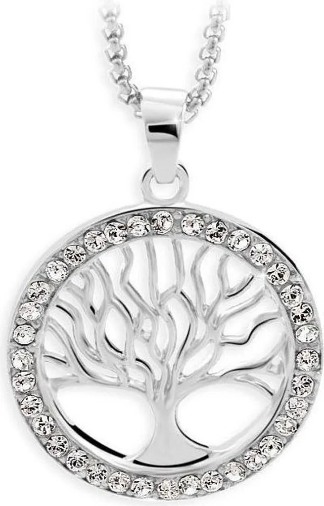 Scheda Prodotto: Collana JSB Bijoux Albero della Vita Swarovski Bianco