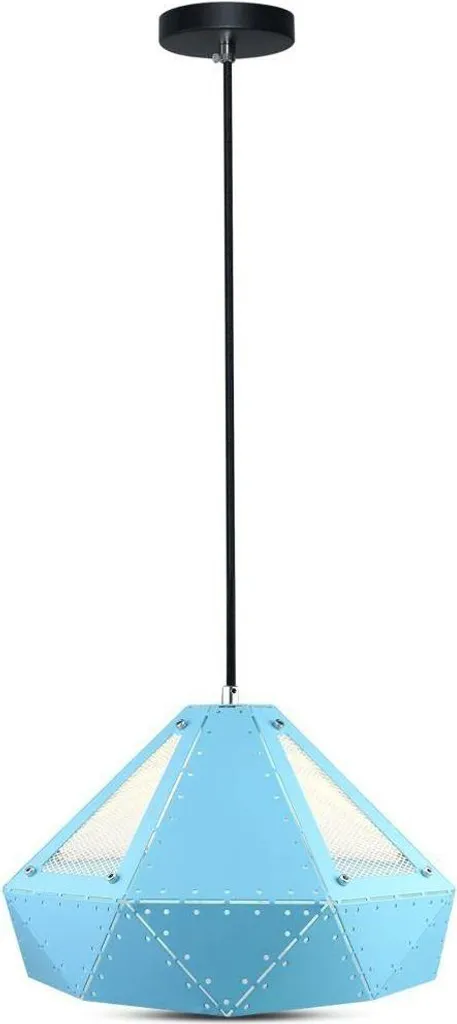 Suspension VT-7310 V-TAC bleue en métal 1xE27 120x31cm luminaire design