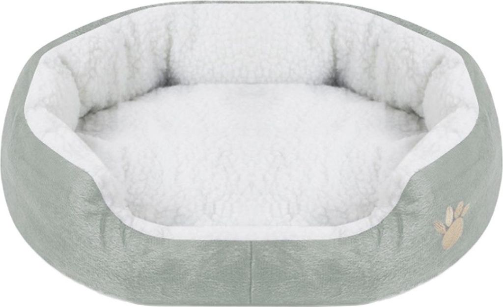 Rundes Bett für Hunde und Katzen 50 x 40 cm - grau Produktbild 