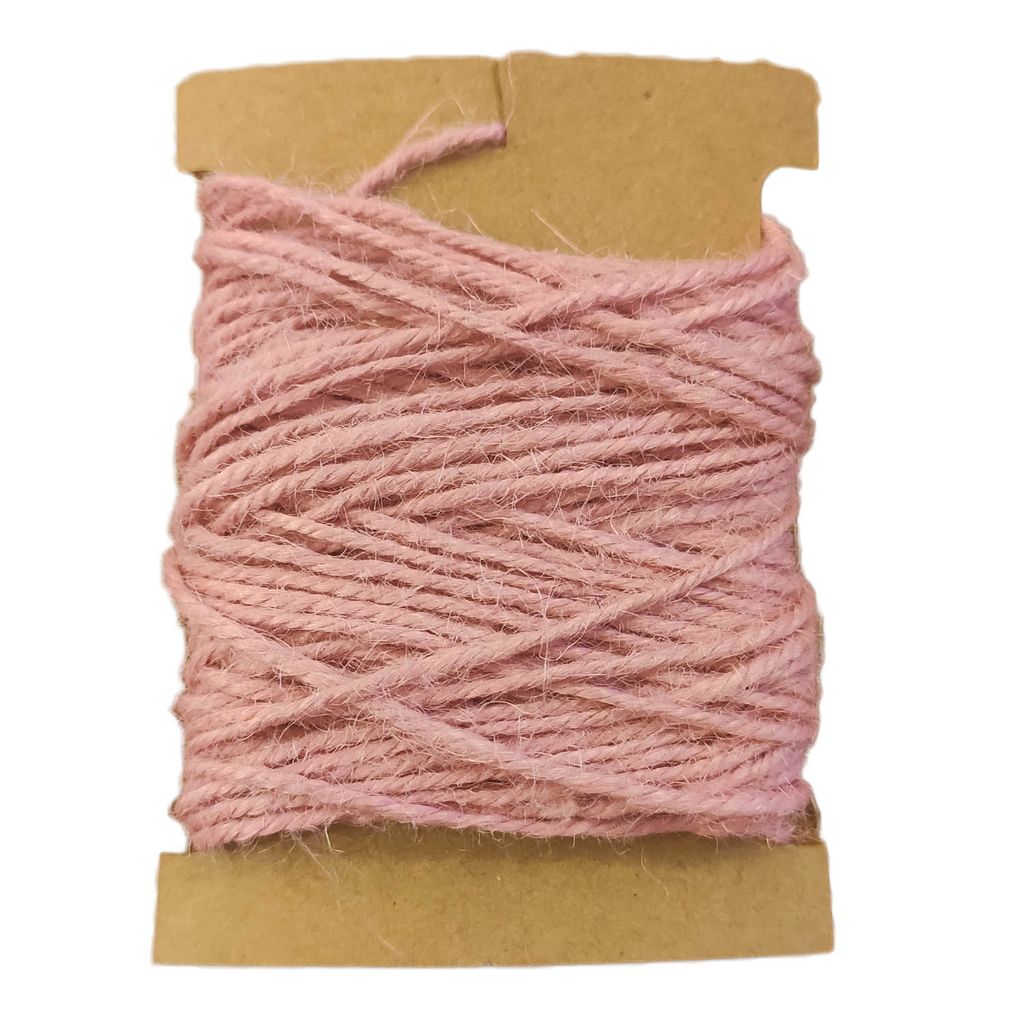 Juteschnurr / Kordel - 10 Meter - Rosa