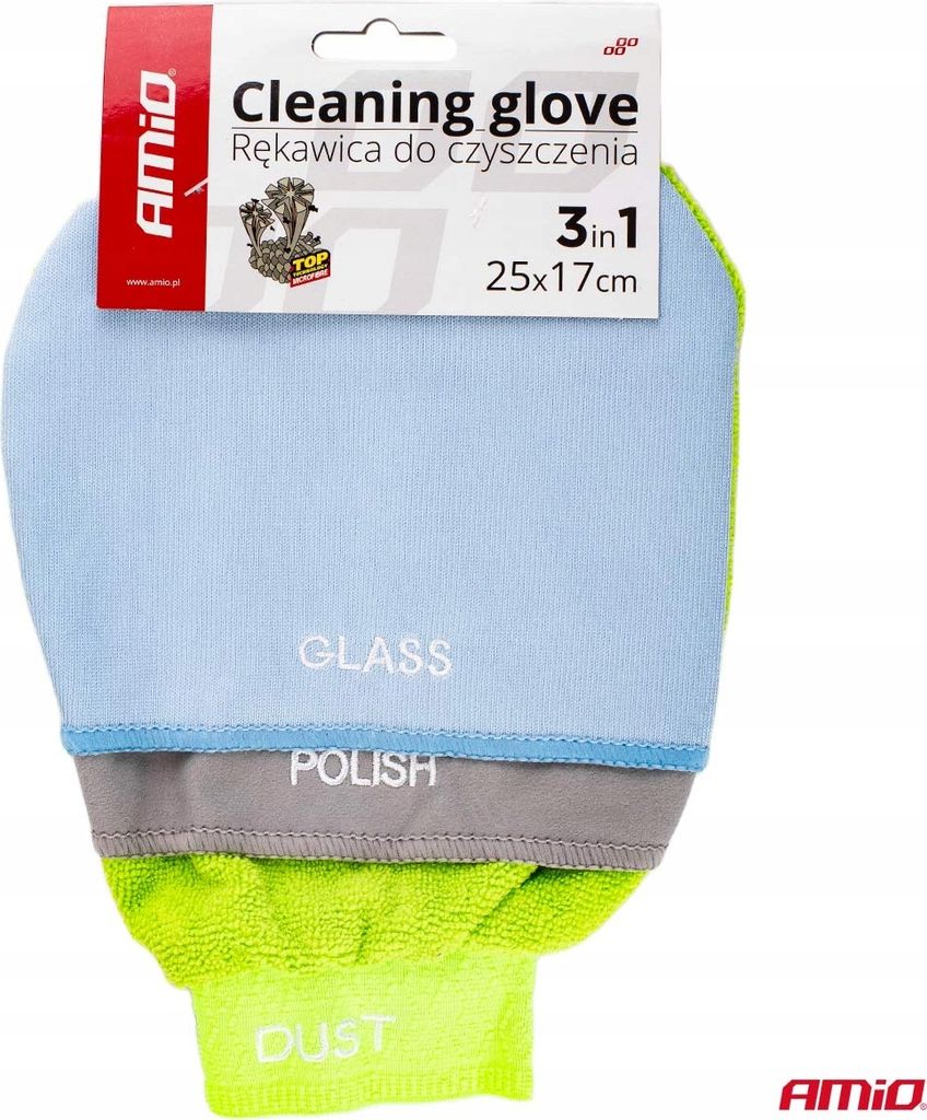 Rękawica wielofunkcyjna do mycia sprzątania samochodu 3w1 Zdjęcie produktu 