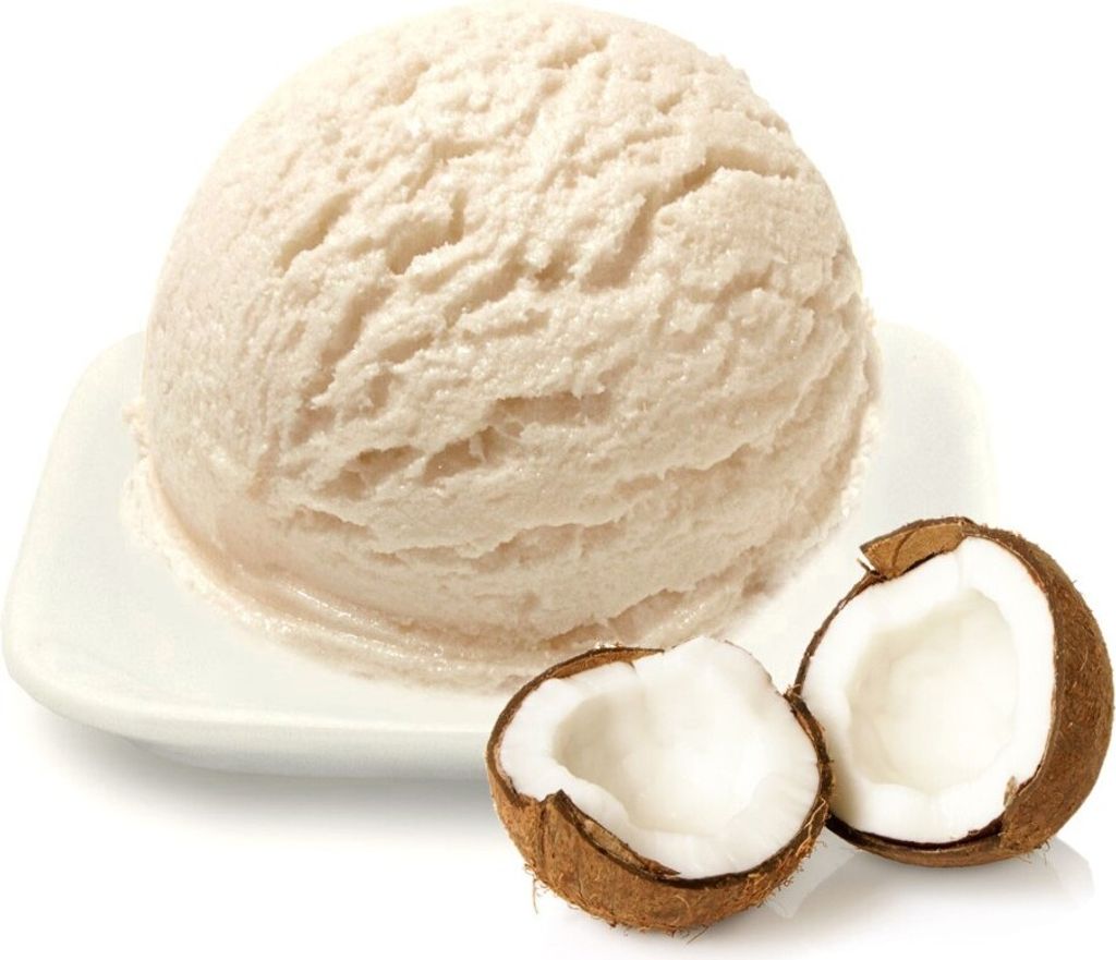 Kokosmilch Nuss Low Carb Eis Pulver Vegan Zucker-, laktosefrei 1 kg