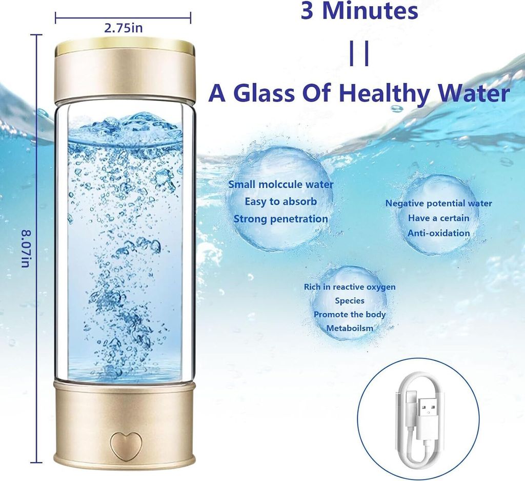 Wasserstoff Wasserflasche, Tragbare Wasserstoff Wasser Produktbild 7