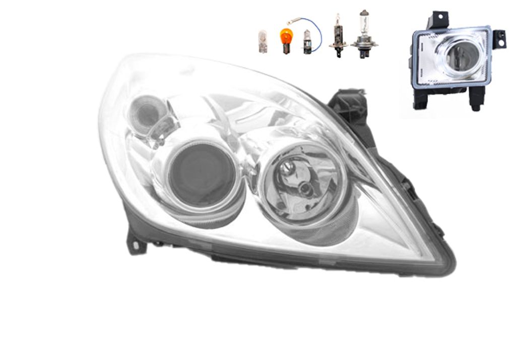 Johns, Scheinwerfer Halogen passend für Opel Vectra C 08/2005- H7 H1 Re.+ Nebel.+Leuch. 1216576 93179915 1216682 93192378 6710034