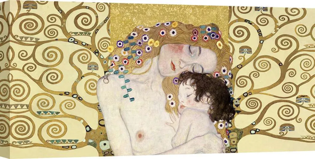Déco Murale Klimt Maternité I 120x60 cm - Habillez vos Grands Murs