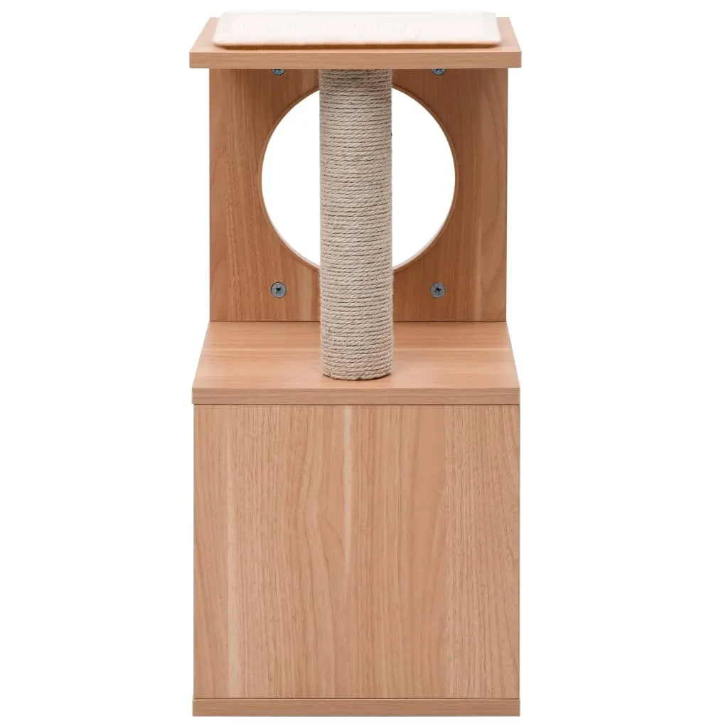 Arbre à chat vidaXL 60 cm robuste avec plateforme et tapis de sisal