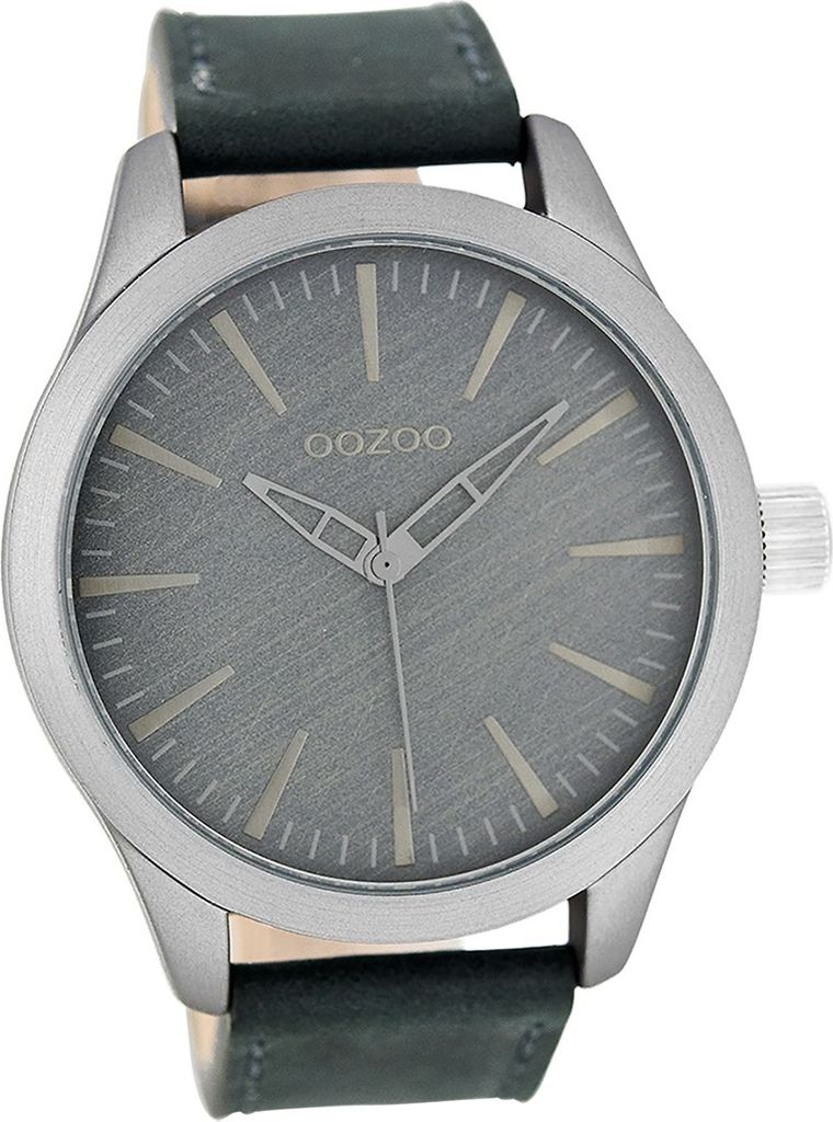 Oozoo Leder Damen Uhr Analog Quarzuhr Armband dunkelblau Timepieces D2UOC7426A
