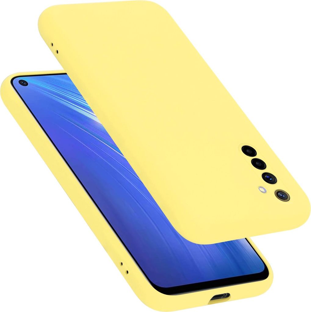 Cadorabo Schutzhülle für Realme 6 4G / 6s Hülle in Gelb Produktbild 