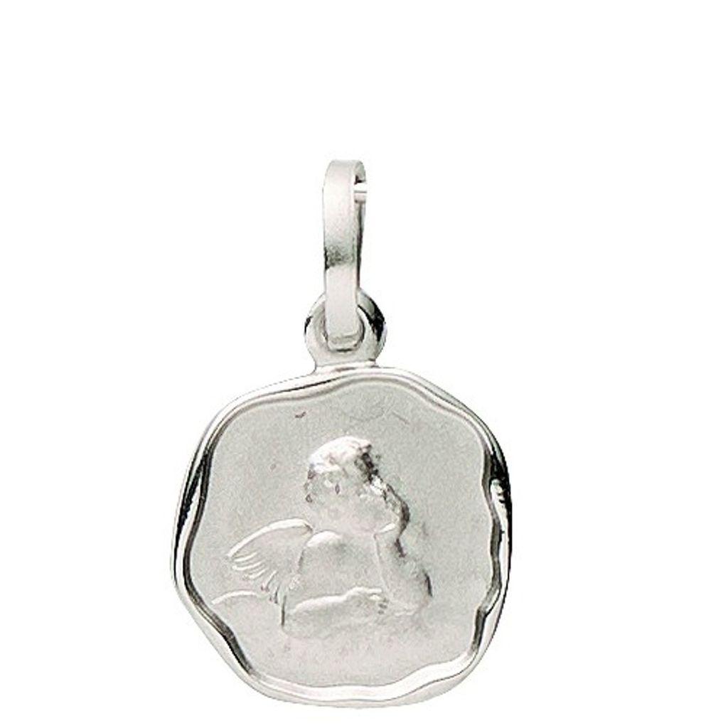 Basic Silber 22.216 Kinder Anhänger Schutzengel Silber