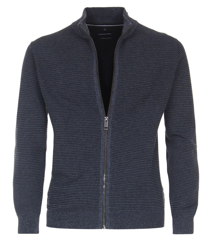 CASAMODA - Herren Strickjacke (434103400), Größe: XXL, Farbe: Dunkelblau (199)