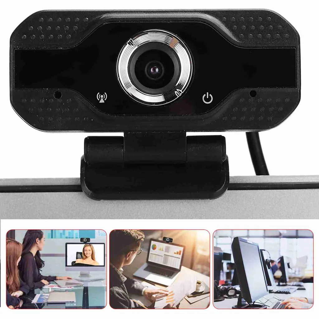 Webcam 1080P Haute Définition, Micro Réduction de Bruit, USB Noir - 7