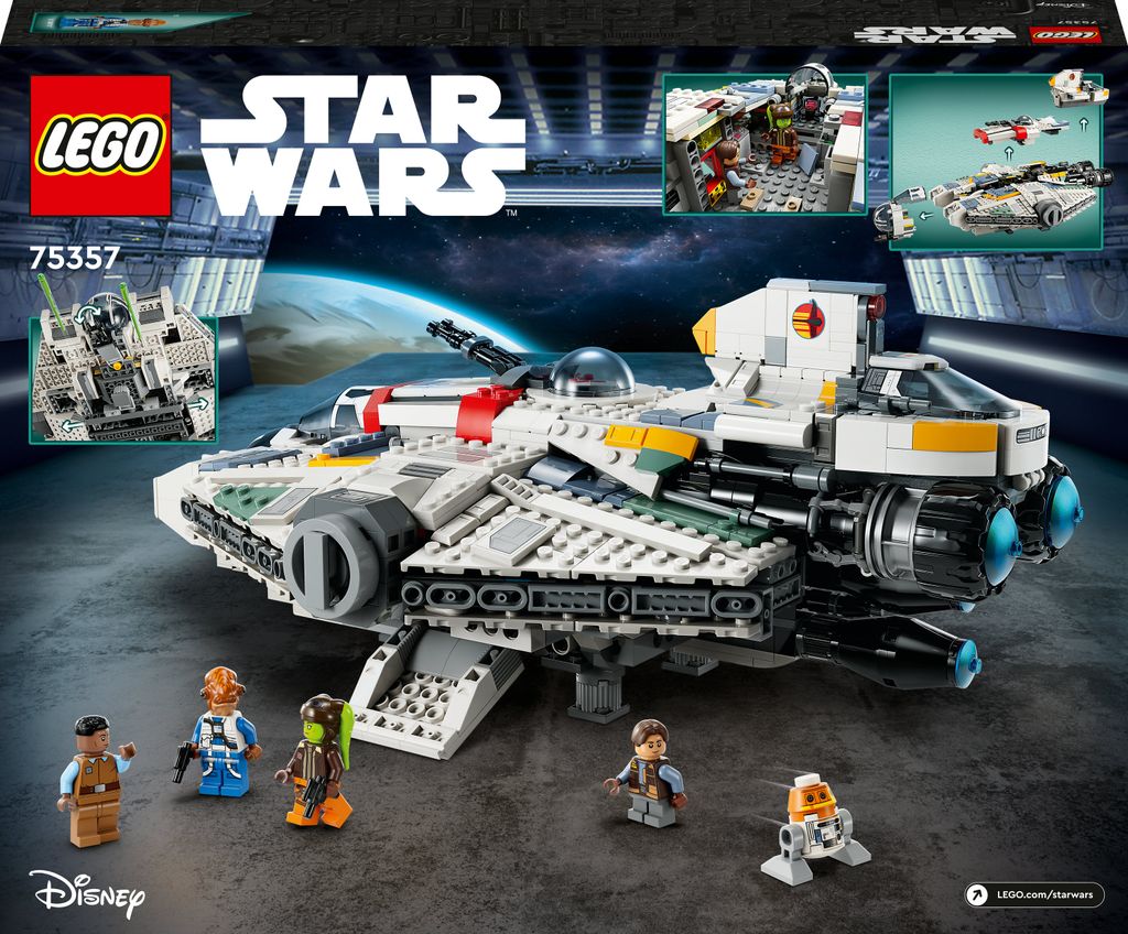 LEGO 75357 Star Wars Duch i Upiór II, Zestaw z 2 Pojazdami Zdjęcie produktu 