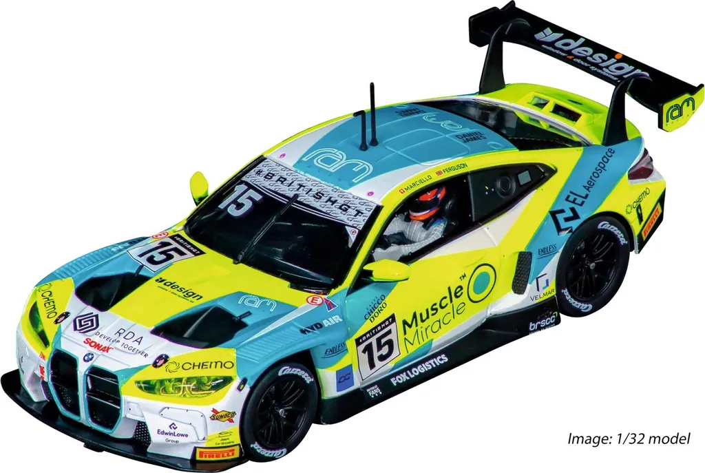 Voiture de Course RC Stadlbauer Carrera Jaune pour Adolescent 12 Ans