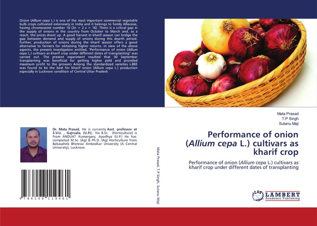 Performance of onion (Allium cepa L.) cultivars as kharif crop