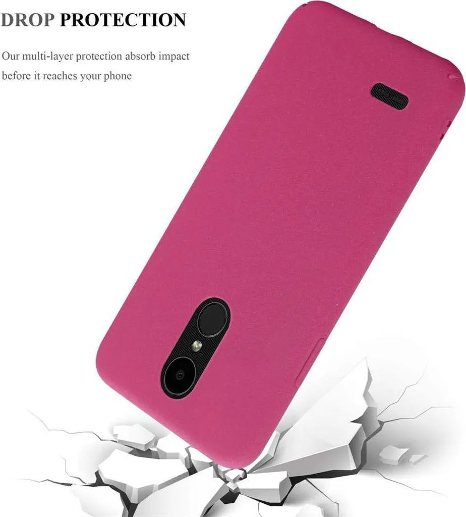 Cadorabo Cover Rigida LG K4 2017 - Custodia Protettiva Rosa Shockproof - 5