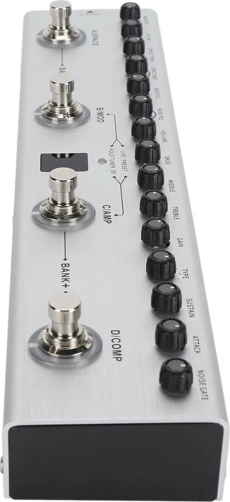 Pédale de guitare basse numérique multi-effets 36 tons et 8 slots IR