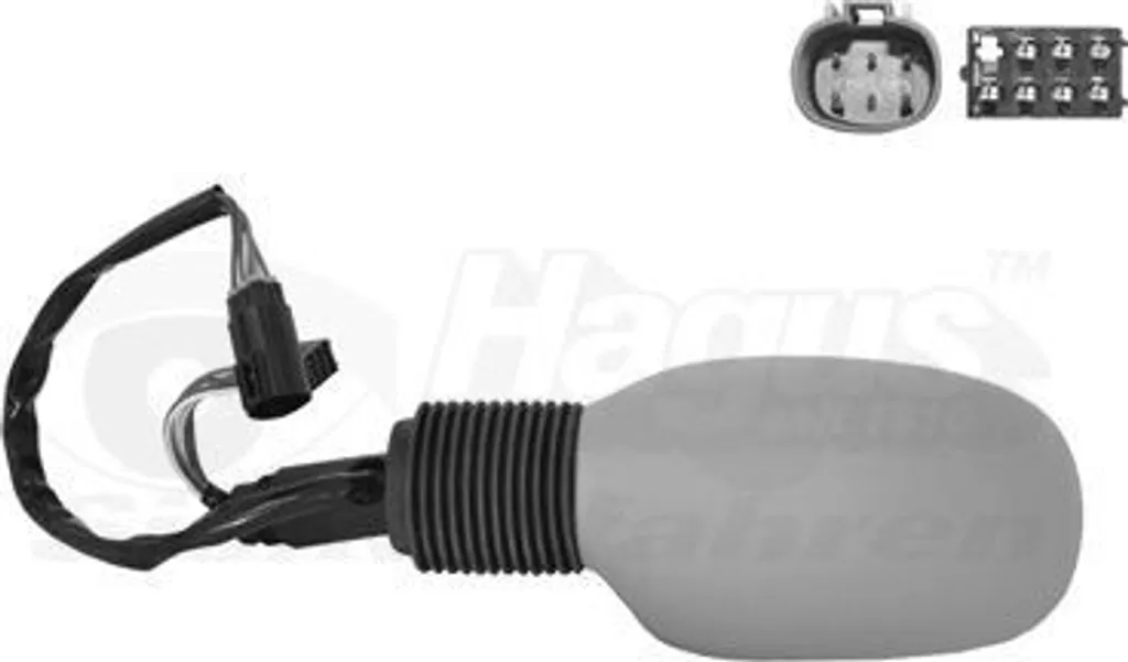 Rétroviseur Gauche Chauffant Ford Ka RB Miroir Convexe à Peindre Noir